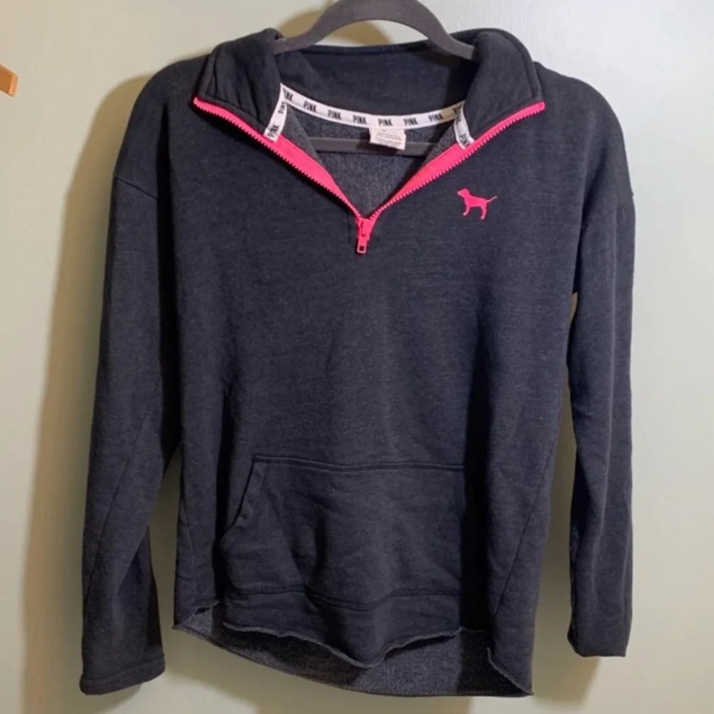 Pink Fleece Quarter Zip